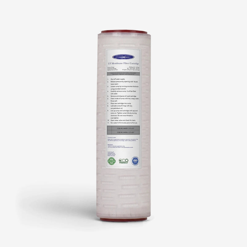 Ultrafiltration (UF) membrane cartridge, 2-7/8 x 9-3/4 inch, studio photo