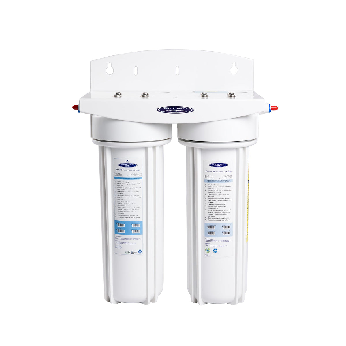 Double Inline / Filters 10000 gallons Multistage PLUS Commercial Inline SMART Water Filter - Commercial - Crystal Quest