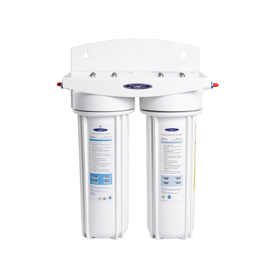 Double Inline / Filters 10000 gallons Multistage PLUS Commercial Inline SMART Water Filter - Commercial - Crystal Quest