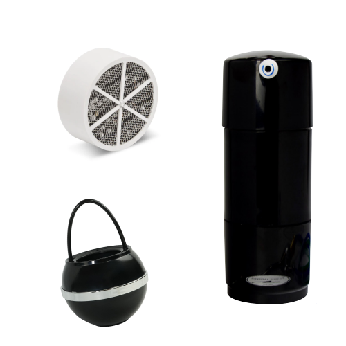 Family Under Sink Midnight Bundle - Full Bath - - Crystal Quest Water Filters