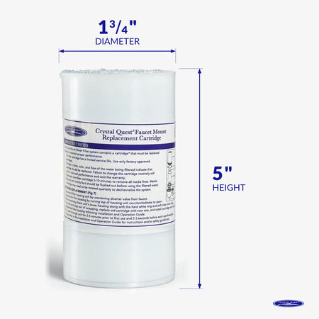 Faucet Mount Filter Cartridge - Water Filter Cartridges - Crystal Quest®