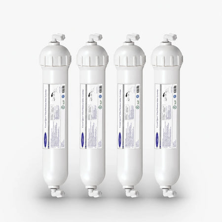 Inline/Sealed / JACO / Pack of 4 Ultrafiltration (UF) Water Filter Membrane - Water Filter Cartridges - Crystal Quest®