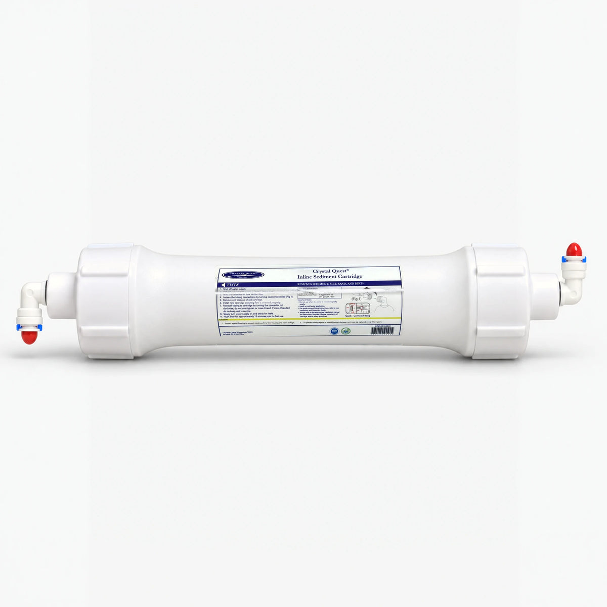 Inline Sediment Filter Cartridge - Water Filter Cartridges - Crystal Quest®