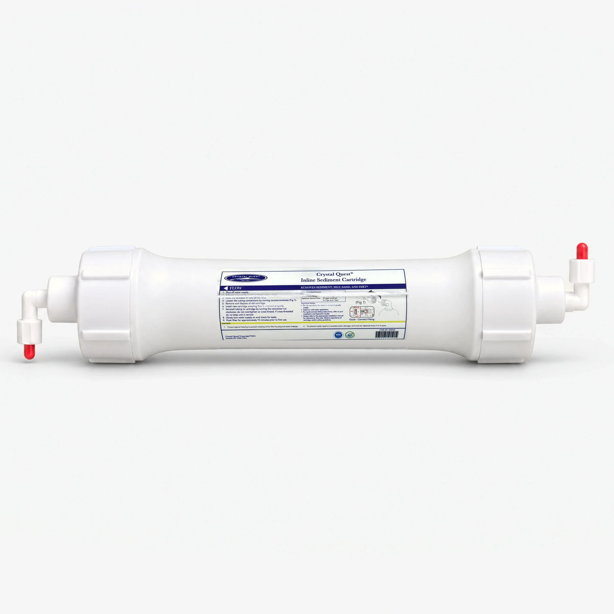Inline Sediment Filter Cartridge - Water Filter Cartridges - Crystal Quest®