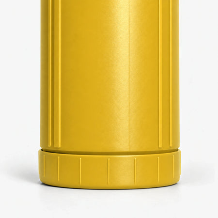 Iron Filter Cartridge, close-up of the ribbed yellow body and base ring