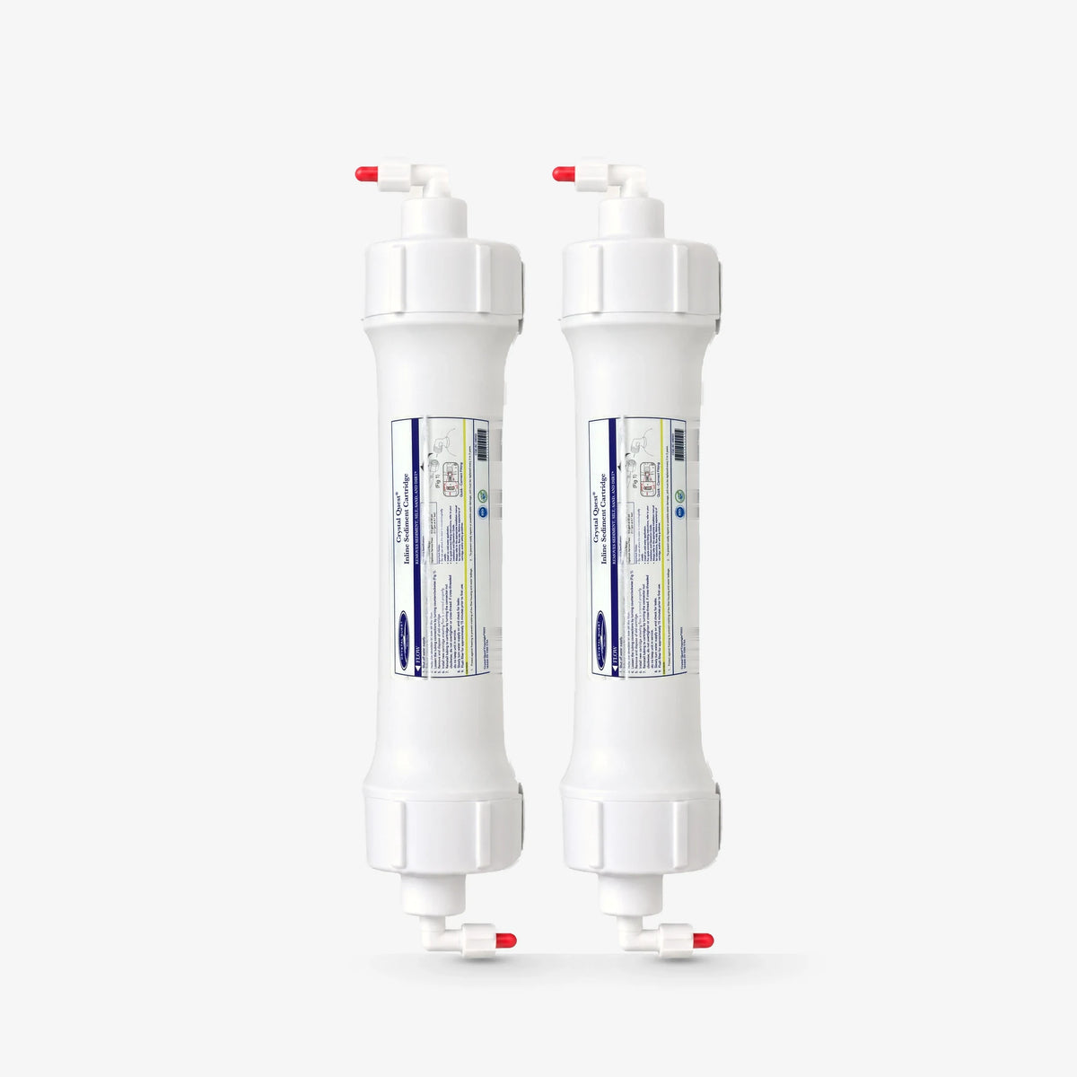 JACO / Pack of 2 Inline Sediment Filter Cartridge - Water Filter Cartridges - Crystal Quest®
