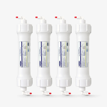 JACO / Pack of 4 Inline Sediment Filter Cartridge - Water Filter Cartridges - Crystal Quest®