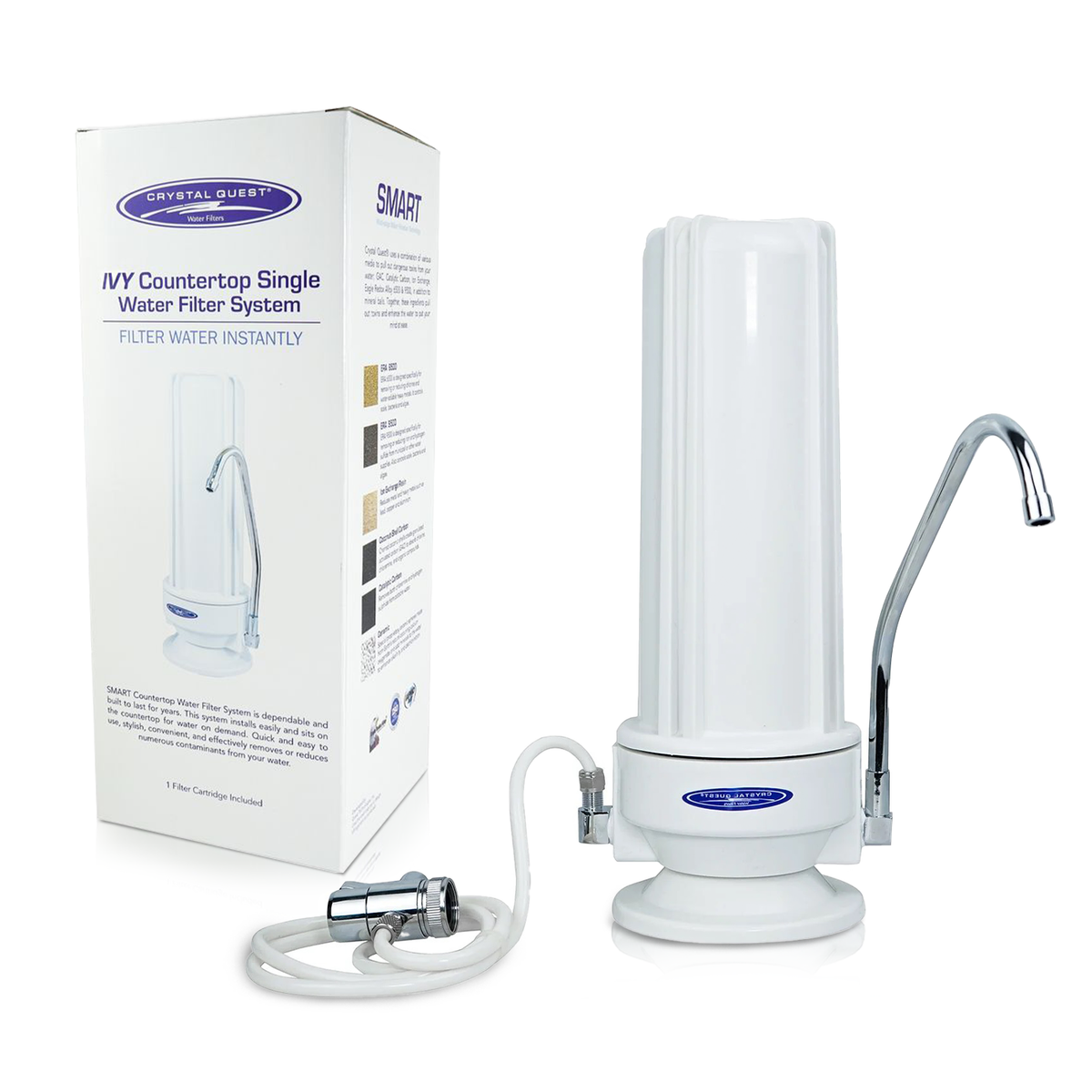 Lead Countertop Water Filter System - Countertop Water Filters - Crystal Quest