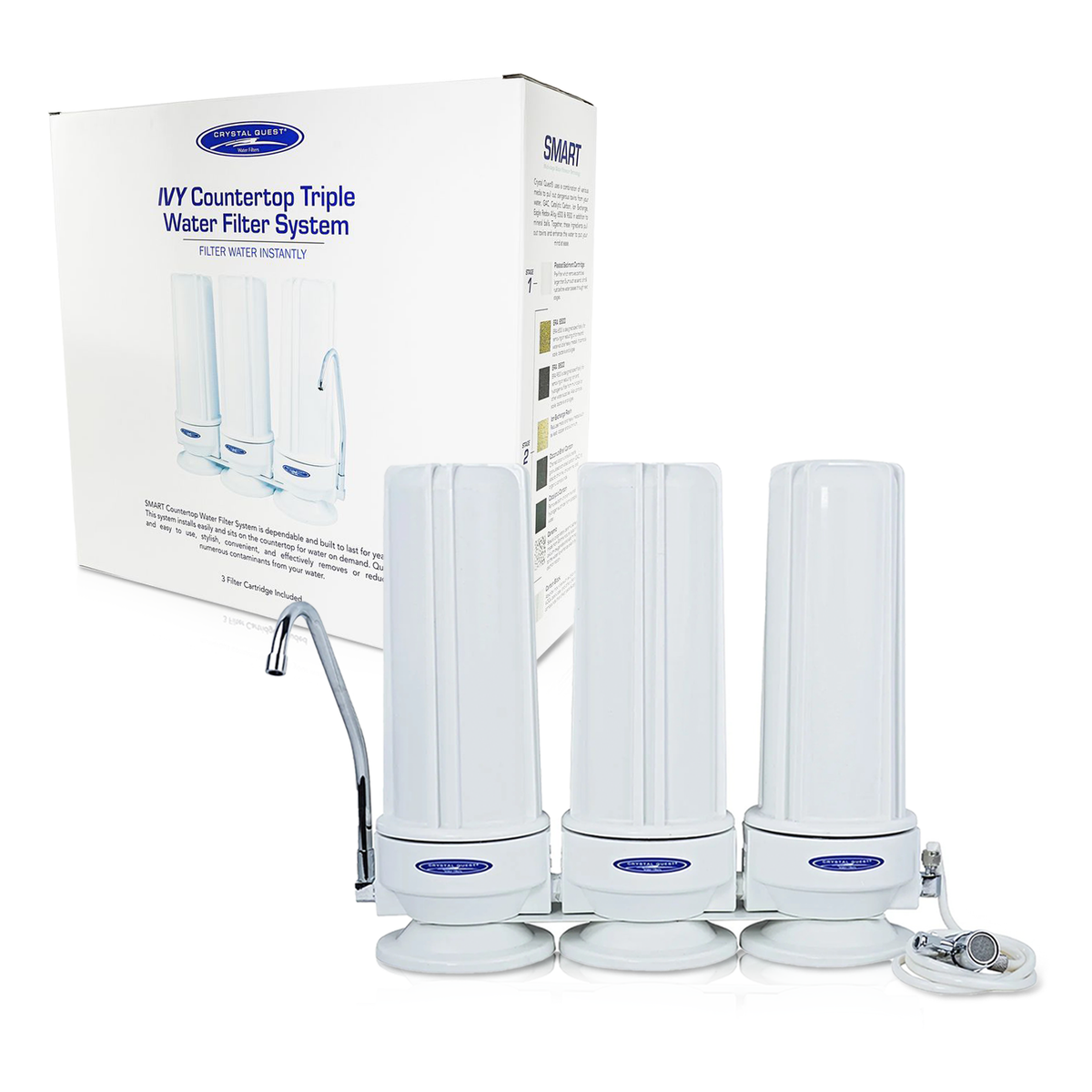 Lead Countertop Water Filter System - Countertop Water Filters - Crystal Quest