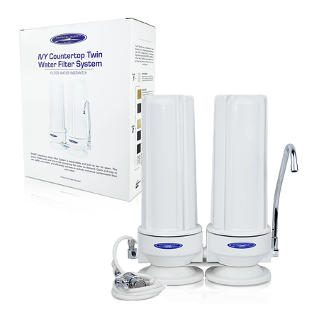 Lead Countertop Water Filter System - Countertop Water Filters - Crystal Quest