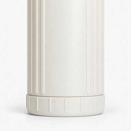 Nitrate Removal Filter Cartridge, 2-7/8 inch size: close-up of the ribbed lower body and bottom band