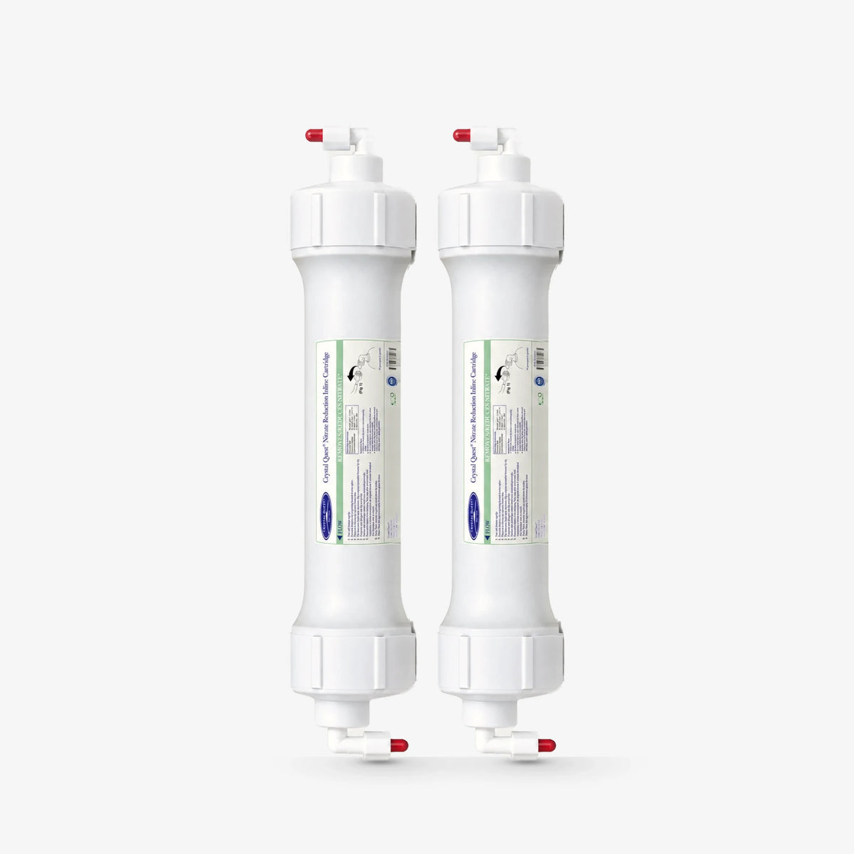 Pack of 2 Nitrate Removal Inline Filter RO Cartridge - Water Filter Cartridges - Crystal Quest®