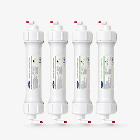 Pack of 4 Nitrate Removal Inline Filter RO Cartridge - Water Filter Cartridges - Crystal Quest®