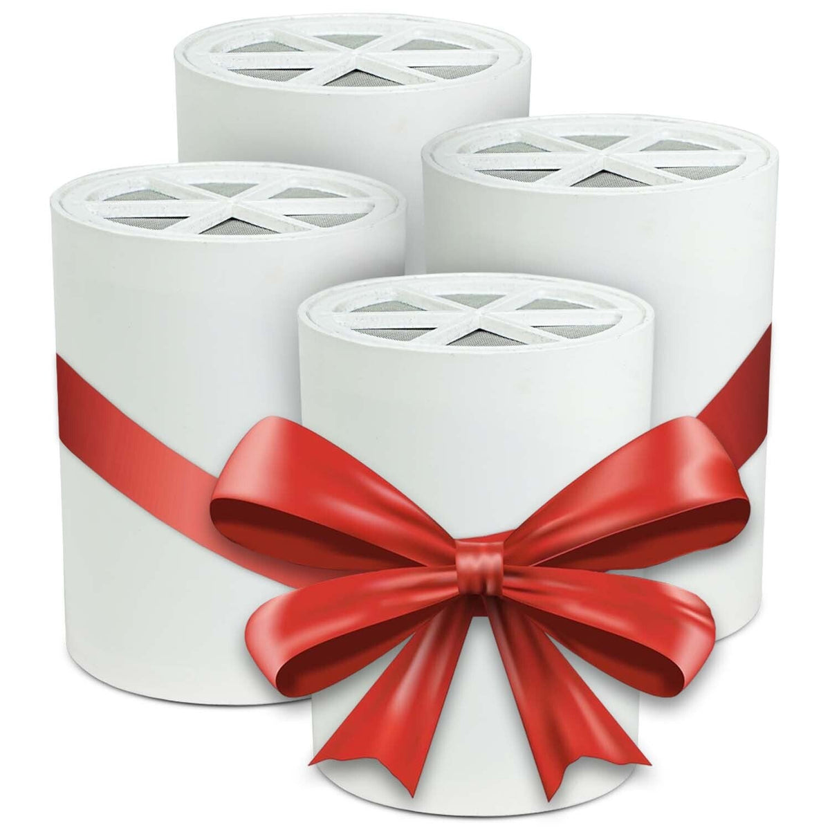 Pack of 4 Shower Filter Replacement Cartridge - Water Filter Cartridges - Crystal Quest