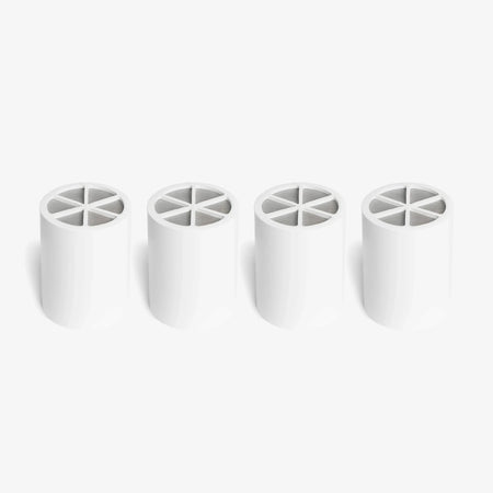 Pack of 4 Shower Filter Replacement Cartridge - Water Filter Cartridges - Crystal Quest®
