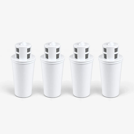 Pack of 4 Standard/SMART Water Pitcher Cartridge - Water Filter Cartridges - Crystal Quest®