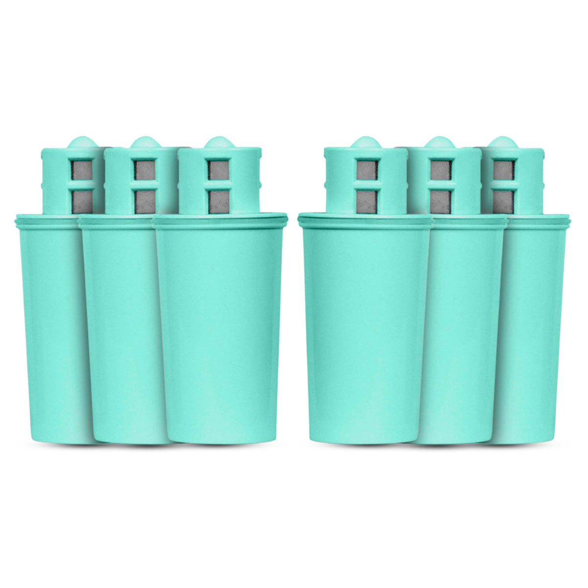 Pack of 6 Alkalizing Water Pitcher Cartridge - Water Filter Cartridges - Crystal Quest