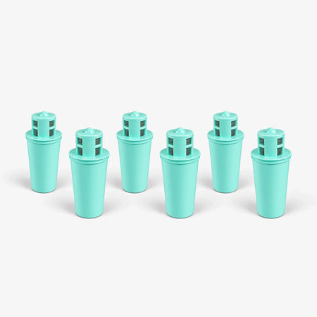 Pack of 6 Alkalizing Water Pitcher Cartridge - Water Filter Cartridges - Crystal Quest®