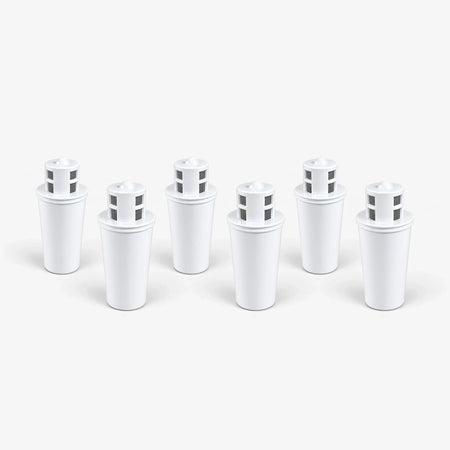 Pack of 6 Standard/SMART Water Pitcher Cartridge - Water Filter Cartridges - Crystal Quest®