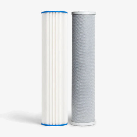 Prefilter pack, Carbon Block + Sediment 1500/2500 GPD Whole House RO Filter Pack - Water Filter Cartridges - Crystal Quest®