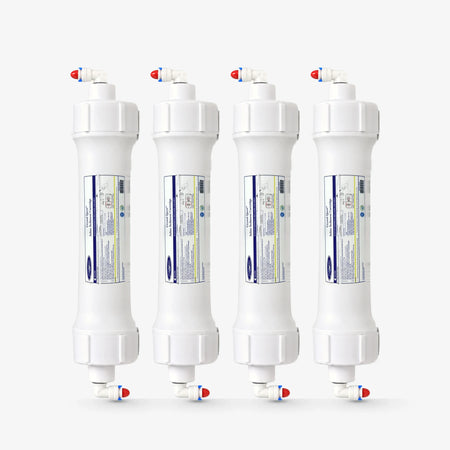 Quick Connect / Pack of 4 Inline Sediment Filter Cartridge - Water Filter Cartridges - Crystal Quest®