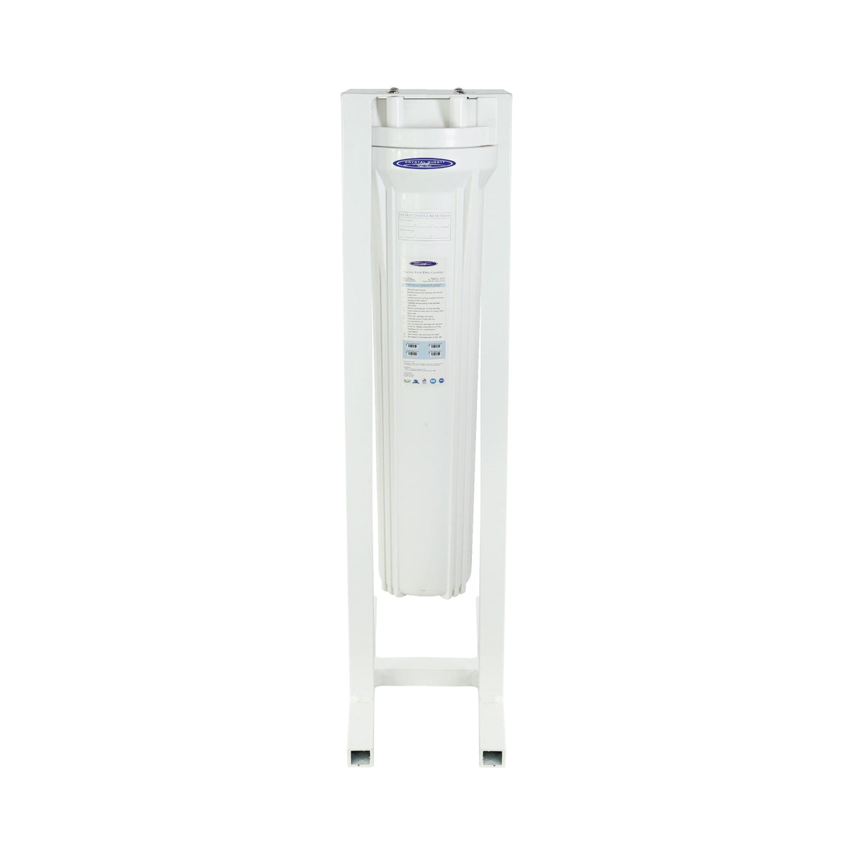 Single / 1" / With System Stand Mini Whole House Water Filter, SMART Series (3-6 GPM | 1-2 people) - Whole House Water Filters - Crystal Quest