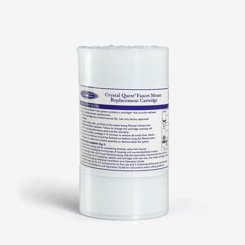 Single Faucet Mount Filter Cartridge - Water Filter Cartridges - Crystal Quest®