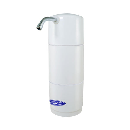 SMART Plus (10,000 Gallons) / White Classic Countertop Water Filter System - Countertop Water Filters - Crystal Quest