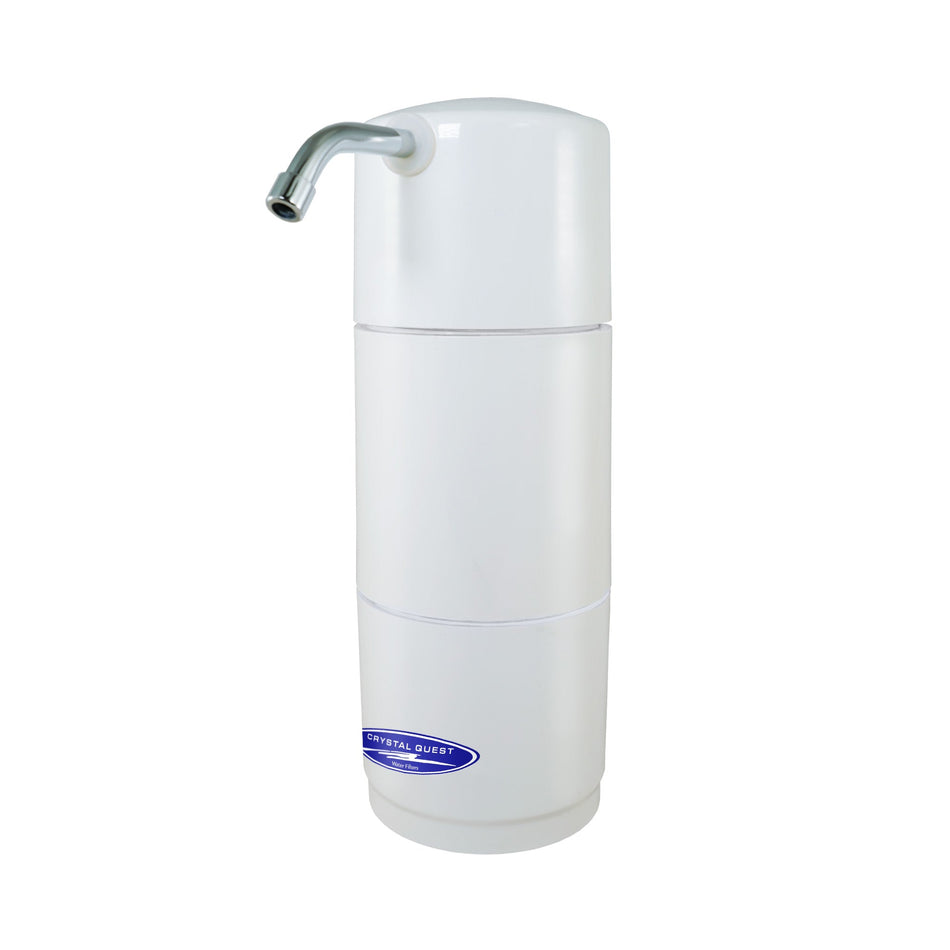 SMART Plus (10,000 Gallons) / White Classic Countertop Water Filter System - Countertop Water Filters - Crystal Quest
