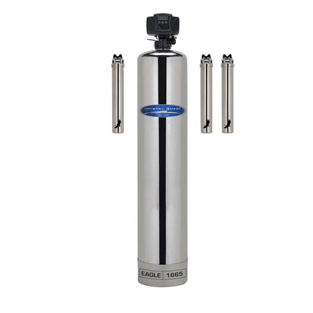 Standalone / Stainless Steel / 1.5 (Filters 1,000,000 Gallons) Eagle Whole House Water Filter - Whole House Water Filters - Crystal Quest