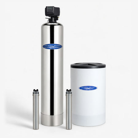 Standalone / Stainless Steel / 1.5 Radium & Uranium Whole House Water Filter - Whole House Water Filters - Crystal Quest®