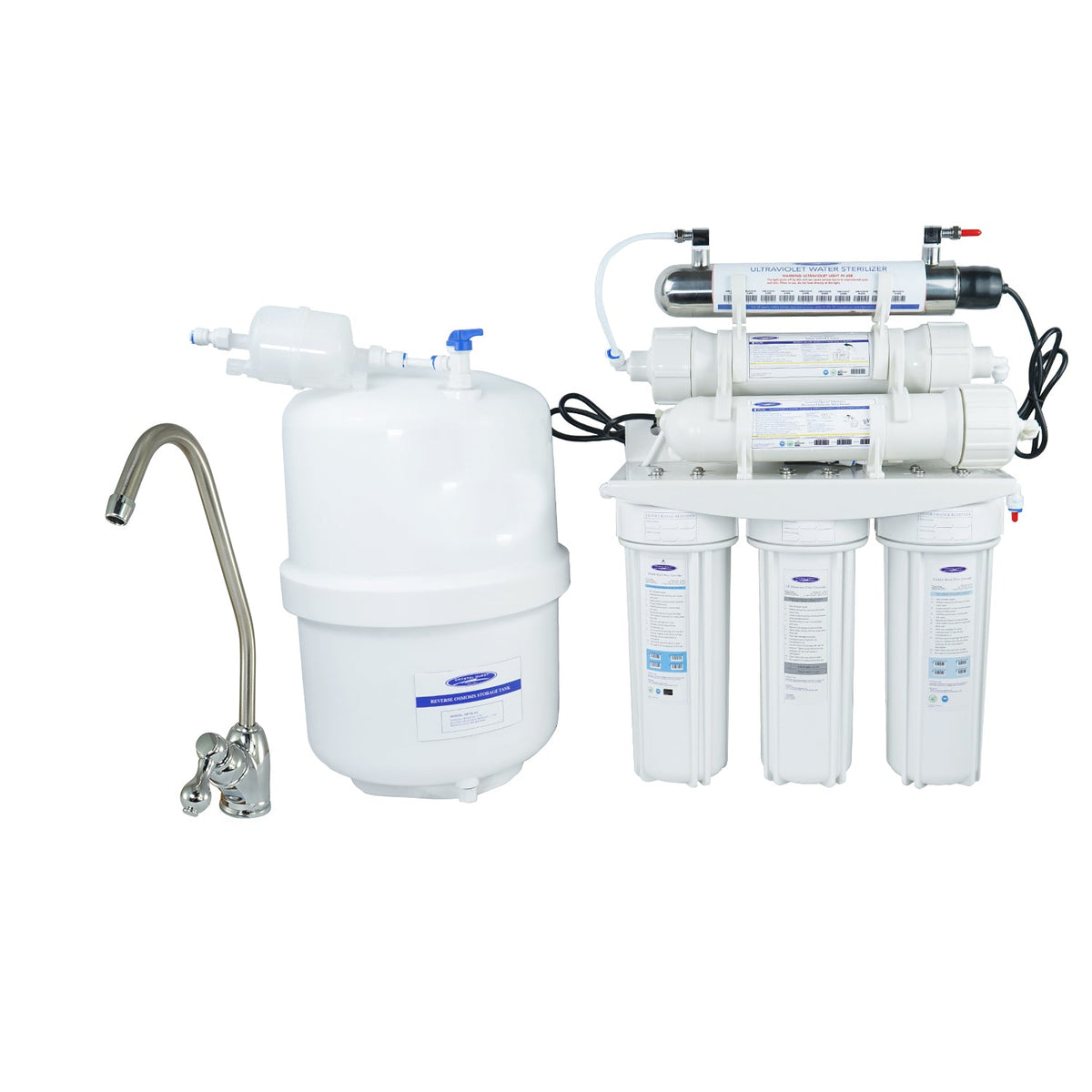 Thunder Ultrafiltration/Reverse Osmosis Under Sink Water Filter | 4000C | 14 Stages of Filtration - Reverse Osmosis System - Crystal Quest