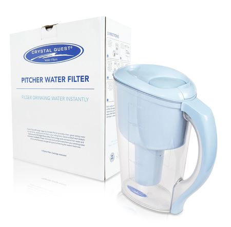 Water Pitcher Filter System - Pitcher Water Filter - Crystal Quest