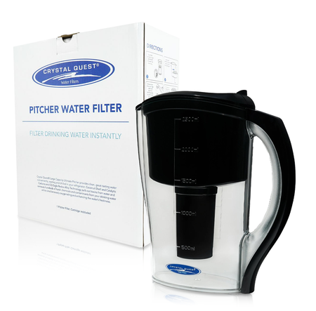 Water Pitcher Filter System - Pitcher Water Filter - Crystal Quest