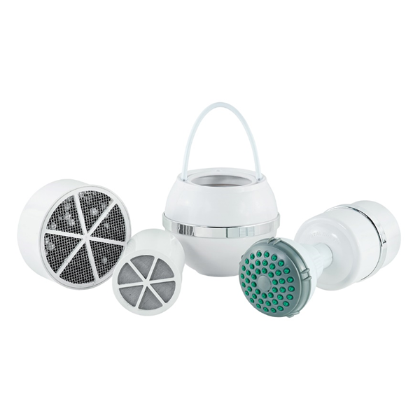 White Bath and Shower Bundle - - Crystal Quest Water Filters