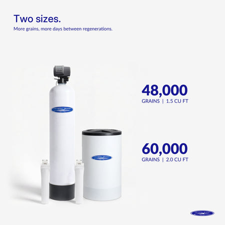 Whole House Water Softener with Sediment and Carbon Filters - Whole House Water Filters - Crystal Quest®
