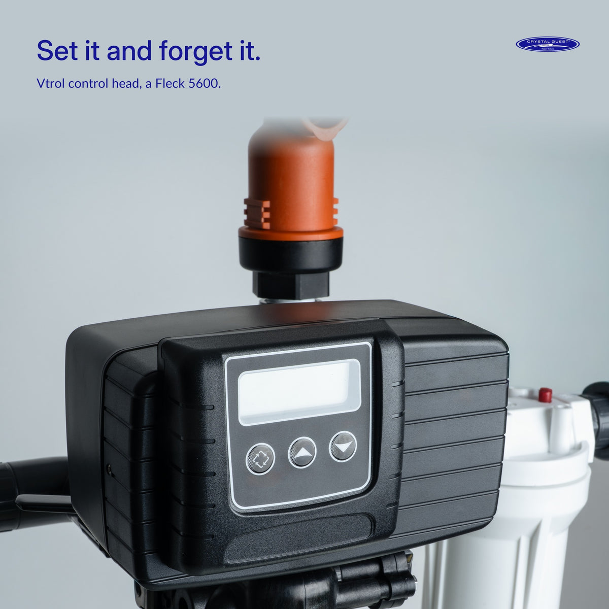 Whole House Water Softener with Sediment and Carbon Filters - Whole House Water Filters - Crystal Quest®