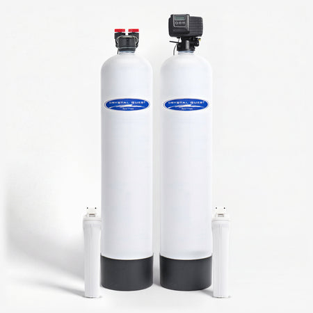 With Salt-Free Conditioner / Fiberglass / 1.5 SMART Whole House Water Filter (9-13 GPM) - Whole House Water Filters - Crystal Quest®