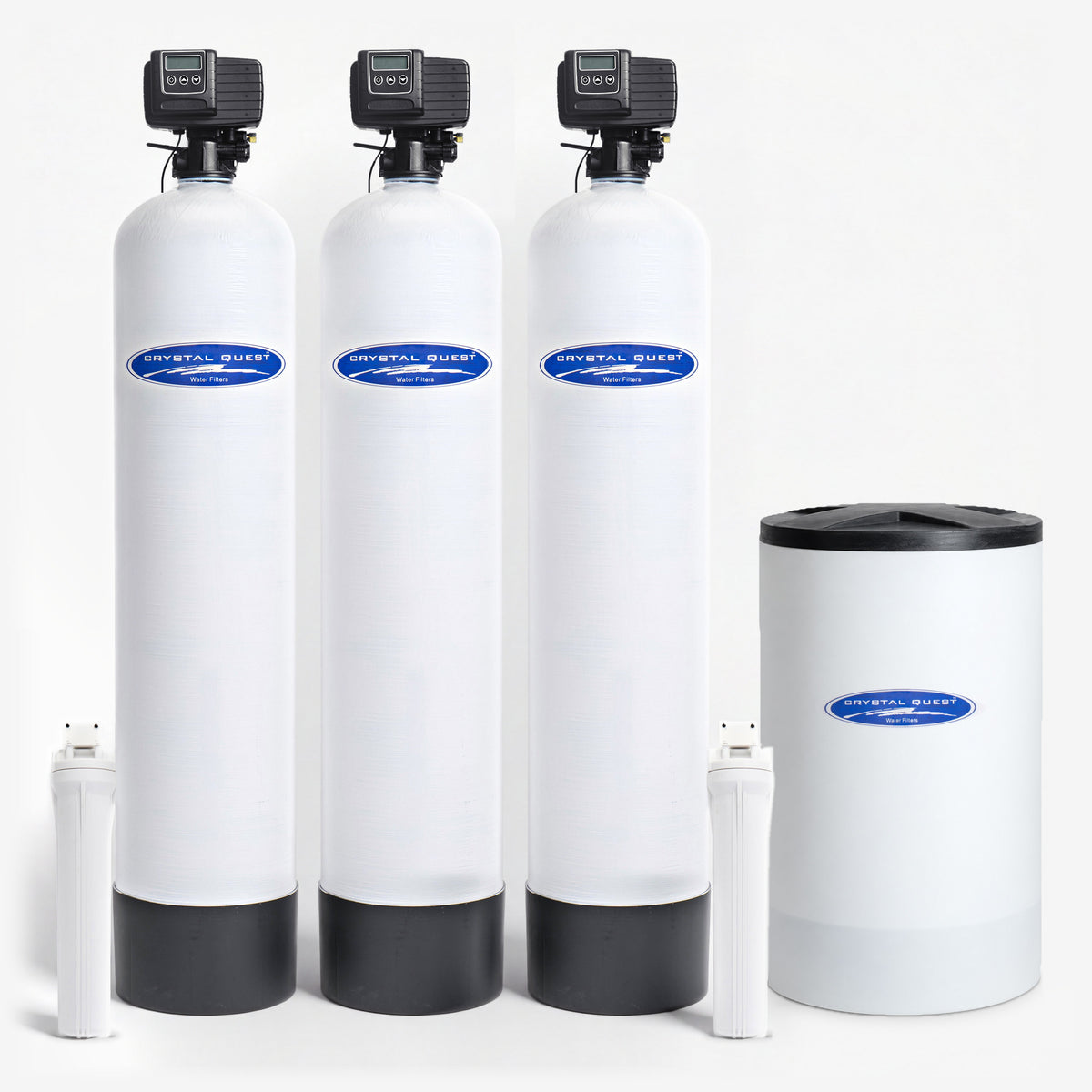 With SMART Filter and Softener / Fiberglass / 1.5 Metal Removal Whole House Water Filter - Whole House Water Filters - Crystal Quest®