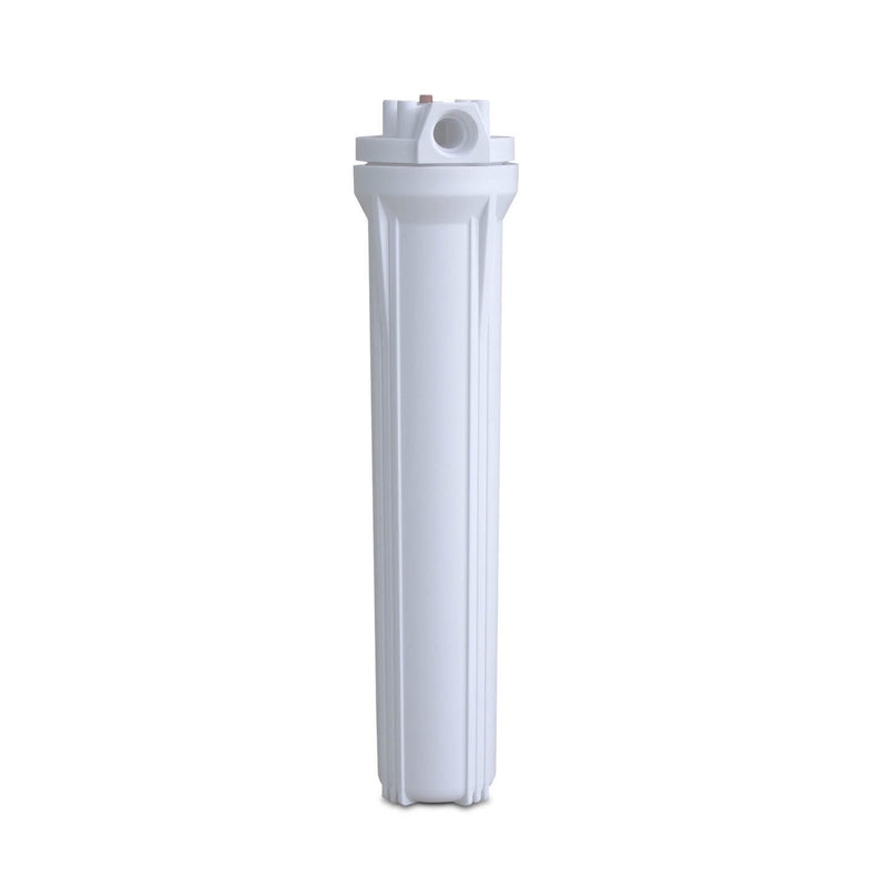 2.5" x 20" White Poly Sump and Cap Assembly