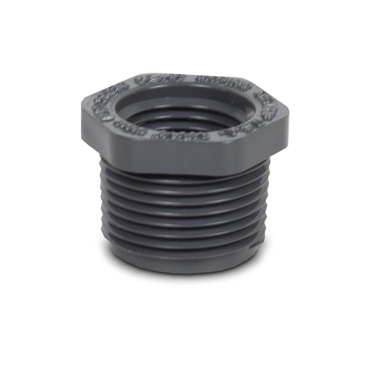 4" SS Housing PVC End Plug 1/2" & 3/4" FNPT - Parts - Crystal Quest Water Filters