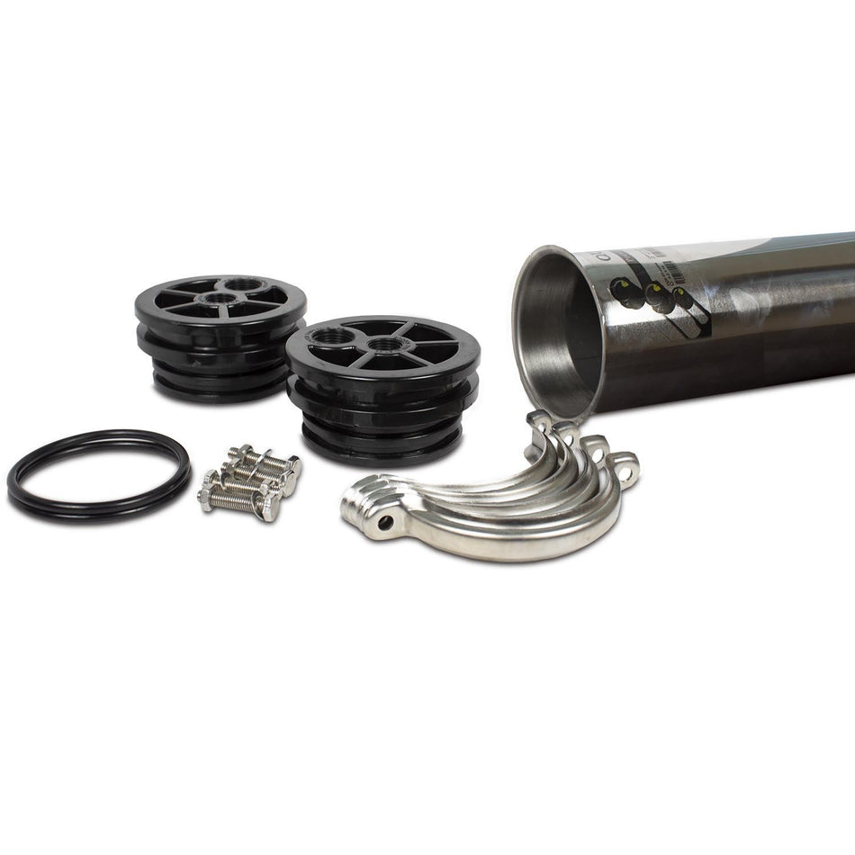 4" x 40" RO Membrane Housing with Cap,O-rings and Lock included - Parts - Crystal Quest Water Filters