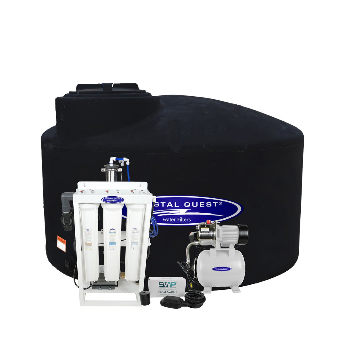 400 GPD / Add Storage Tank Kit (550 Gal) Whole House Reverse Osmosis System - Reverse Osmosis System - Crystal Quest