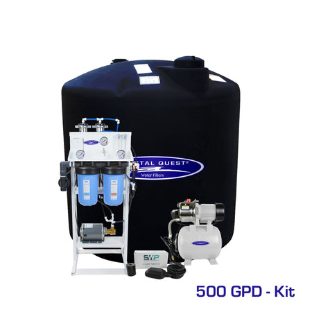 500 GPD / Add Storage Tank Kit (220 Gal) Whole House Reverse Osmosis System - Reverse Osmosis System - Crystal Quest