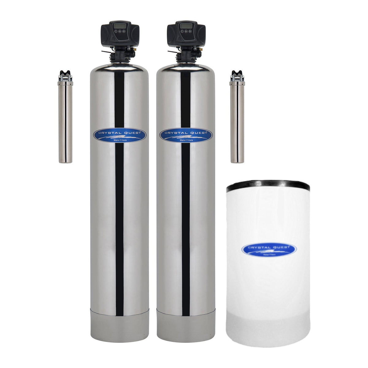 Add SMART Filter / Stainless Steel / 1.5 Nitrate Whole House Water Filter - Whole House Water Filters - Crystal Quest