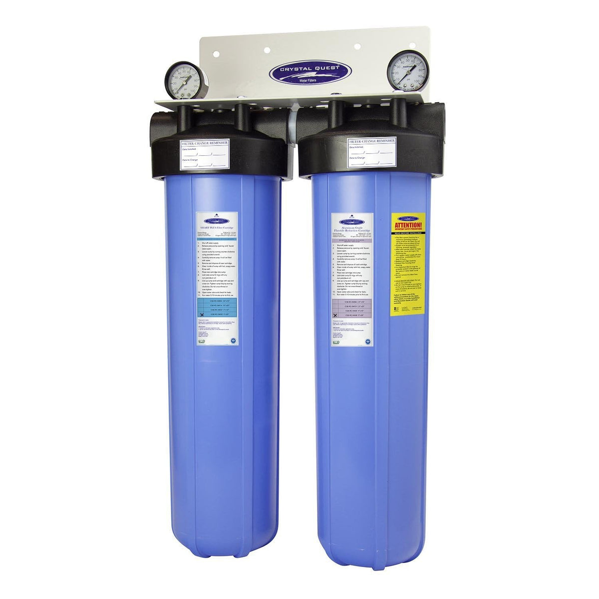 Big Blue Whole House Water Filter, Alkalizing (4-6 GPM | 1-2 people) - Whole House Water Filters - Crystal Quest