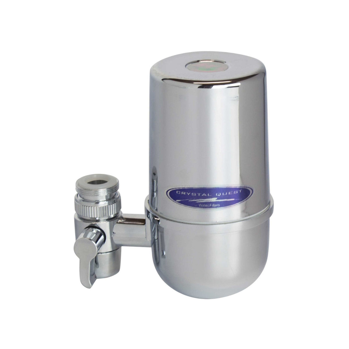 Chrome Faucet Mount Water Filter System (6 Stages) - Faucet Mount Water Filters - Crystal Quest