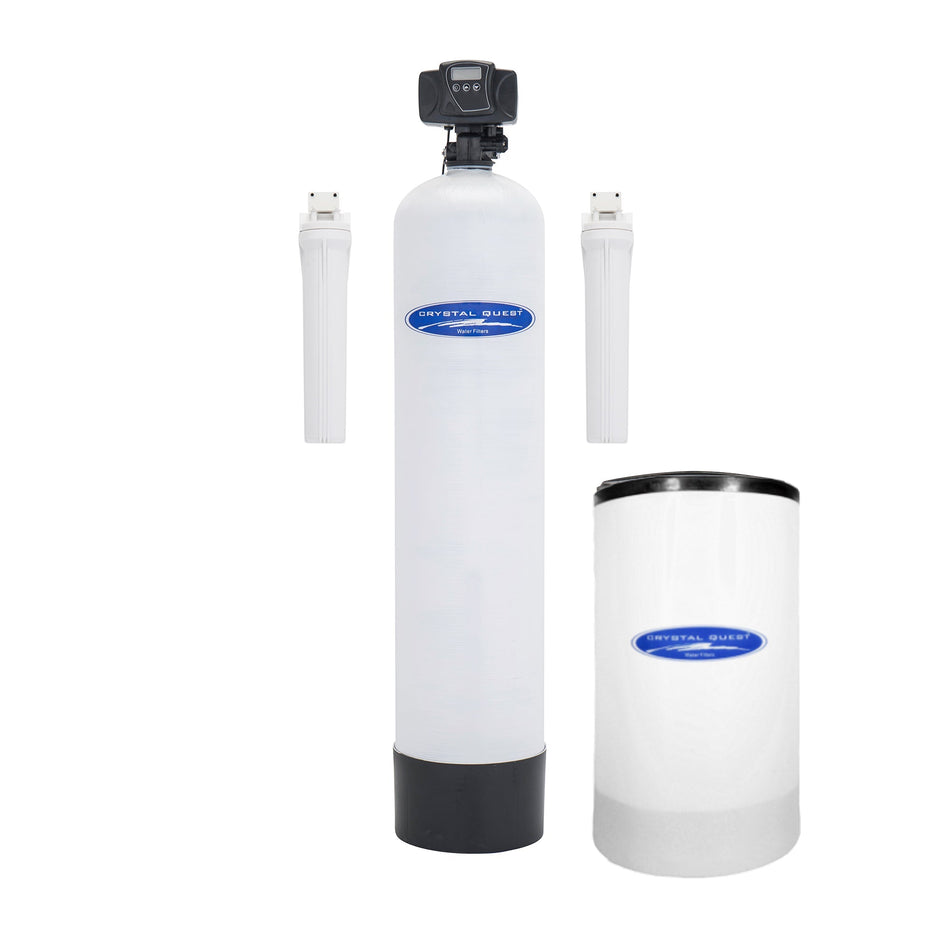 Fiberglass / 1.5 Whole House Water Softener with Pre/Post Filtration - Whole House Water Filters - Crystal Quest