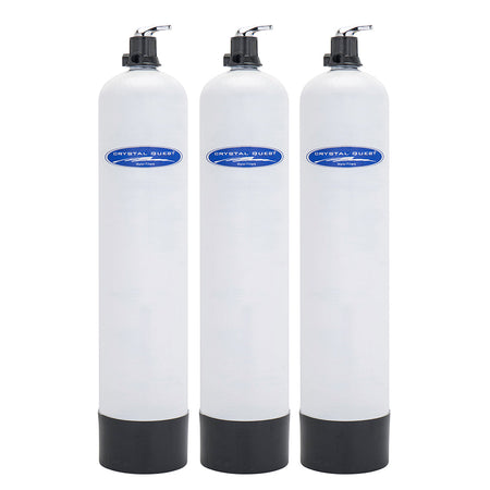 Fiberglass / SMART + Fluoride + Softener / Manual Whole House Inline Water Filter - Whole House Water Filters - Crystal Quest