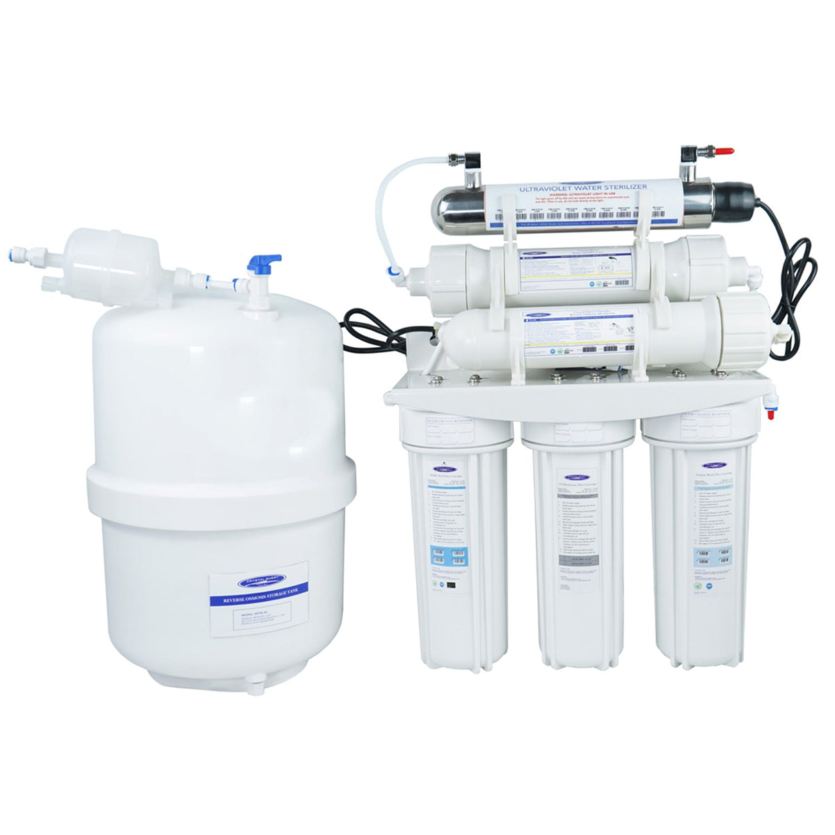 Reverse Osmosis Under Sink Water Filter - 3000C - Reverse Osmosis System - Crystal Quest